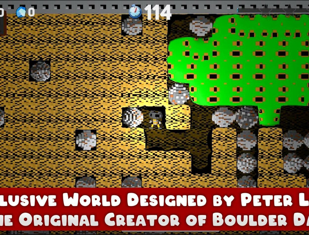 Boulder Dash Deluxe - The Pioneering Retro Video Game