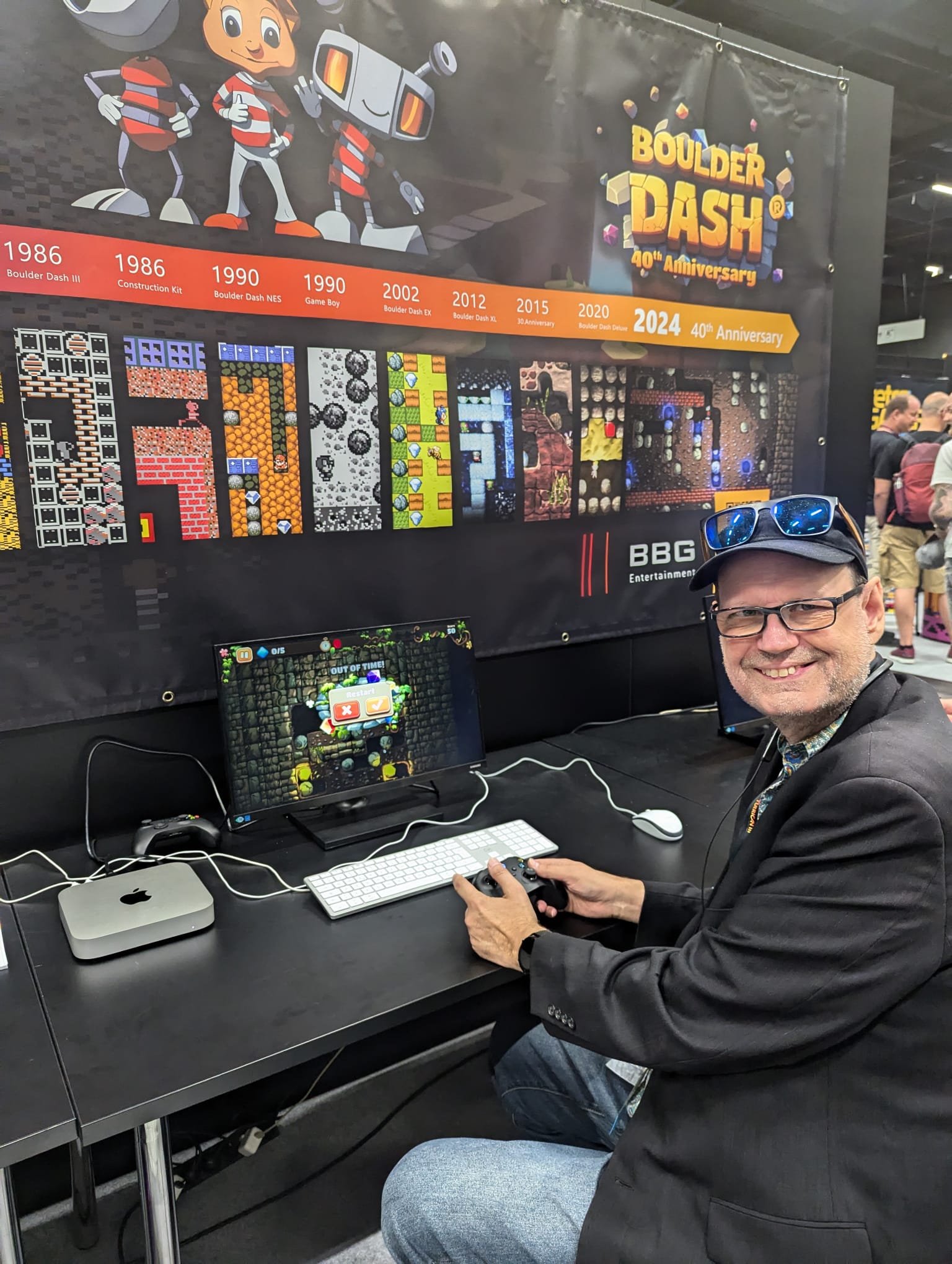 Germany´s most famous game composer Chris Hülsbeck provides the soundtrack for Boulder Dash 40th Anniversary